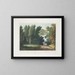 View of the Spot Where General Ross Fell Near Baltimore - Joshua Shaw — framed artwork on a wall