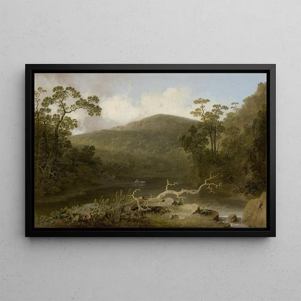 Virginia Landscape Painting - Joshua Shaw — framed artwork on a wall