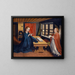 Annunciation - Jost Haller — framed artwork on a wall