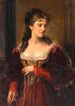 Josefine Domhart, Otto Wagner's first wife - József Kiss — artwork view