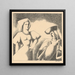 Flute Player - Mikuláš Galanda — framed artwork on a wall