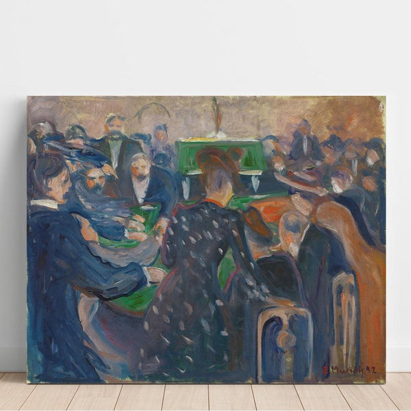 Reproduction of the painting Players at Monte Carlo - Edvard Munch