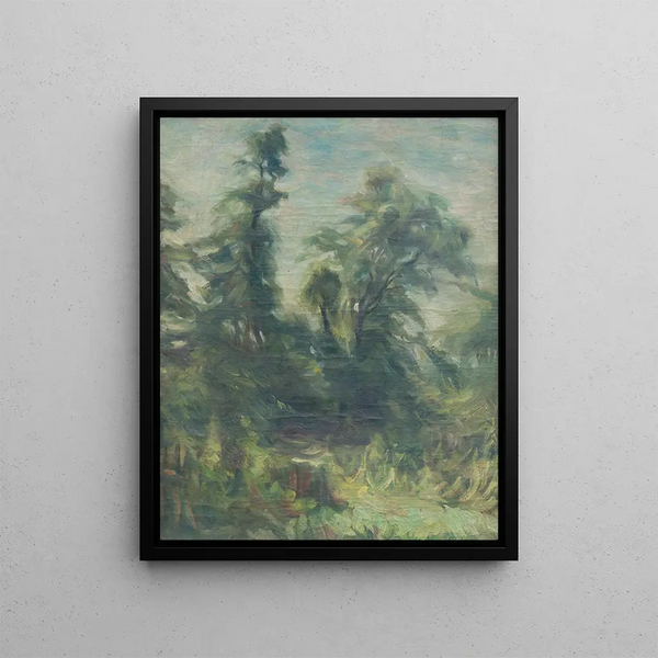 Trees - József Árpád Murmann — framed artwork on a wall