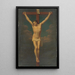 Christ on the Cross - Józef Bożetech Klemens — framed artwork on a wall