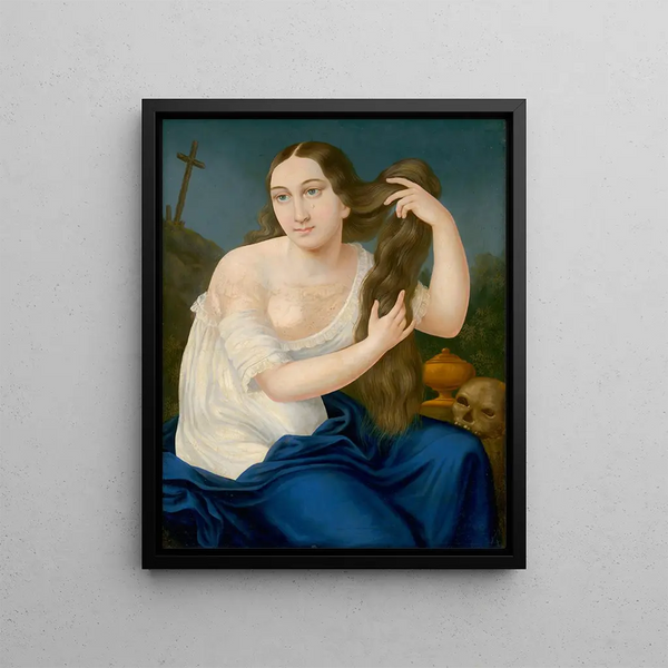 Marie-Madeleine - Józef Bożetech Klemens — framed artwork on a wall