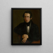 Portrait of J. V. Frio - Józef Bożetech Klemens — framed artwork on a wall