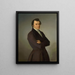 Portrait of M. M. Hoda - Józef Bożetech Klemens — framed artwork on a wall
