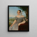 Portrait painting of Szmrecsnyi - Jozef Boetech Klemens — framed artwork on a wall