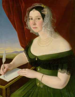 Jozef Boetech Klemens - Portrait of ofia Brezovick from Brezovica and Vek Lomnica.webp