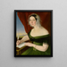 Portrait of Onia Brezovick of Brezovica and Vek Lomnica - Józef Bożetech Klemens — framed artwork on a wall