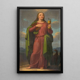 Saint Jean-Baptiste - Józef Bożetech Klemens — framed artwork on a wall
