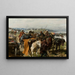 Camp zaporogue - Józef Brandt — framed artwork on a wall
