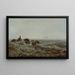 Outardes - Józef Chełmoński — framed artwork on a wall