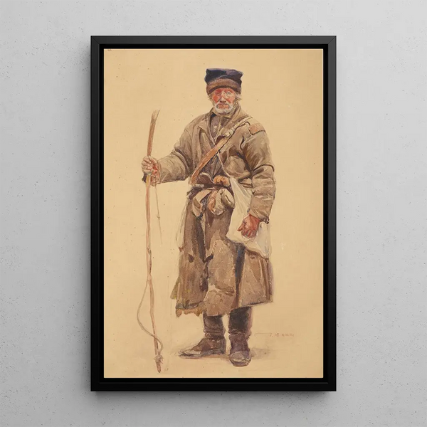 Coché - Józef Chełmoński — framed artwork on a wall
