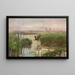 Gallinule poule-d'eau - Józef Chełmoński — framed artwork on a wall