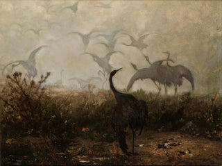 Cranes - Józef Chełmoński — artwork view