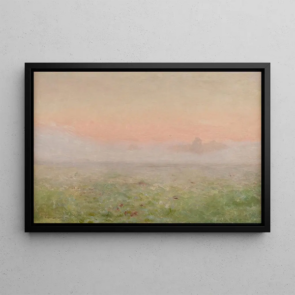 Dawn - Józef Chełmoński — framed artwork on a wall
