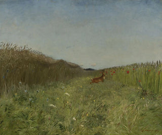Hare in the Grain - Józef Chełmoński — artwork view