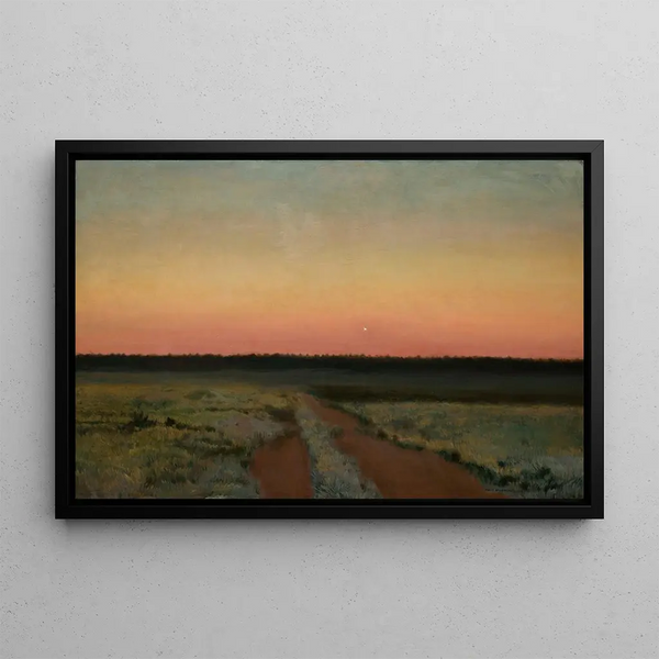 Morning Star - Józef Chełmoński — framed artwork on a wall