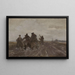 Sur la Route - Józef Chełmoński — framed artwork on a wall