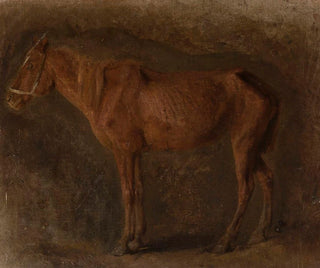 Study of a Horse - Józef Chełmoński — artwork view