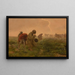 Storm - Józef Chełmoński — framed artwork on a wall