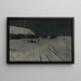Winter Night in Ukraine - Józef Chełmoński — framed artwork on a wall