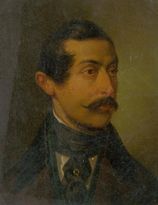 Jozef Czauczik - Portrait of a Man with a Pin and a Cravat.webp