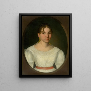 Jozef Czauczik - Portrait of a Young Woman in White Mrs Zgolay.webp