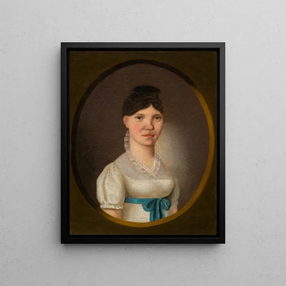 Jozef Czauczik - Portrait of a Young Woman in a White Dress.webp