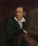 Self-portrait Painting - Józef Geirnaert — artwork view