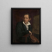 Self-portrait Painting - Józef Geirnaert — framed artwork on a wall