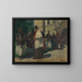 Aumône - Jozef Hanula — framed artwork on a wall