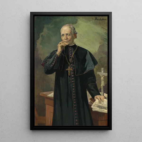 Andrej Hlinka - Jozef Hanula — framed artwork on a wall