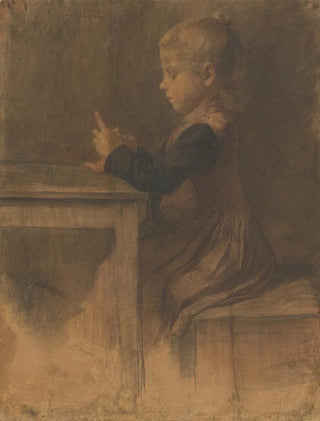 Jozef Hanula - Girl Knitting.webp
