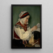 American Letter Painting - Jozef Hanula — framed artwork on a wall