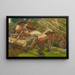 Lumberjacks - Jozef Hanula — framed artwork on a wall