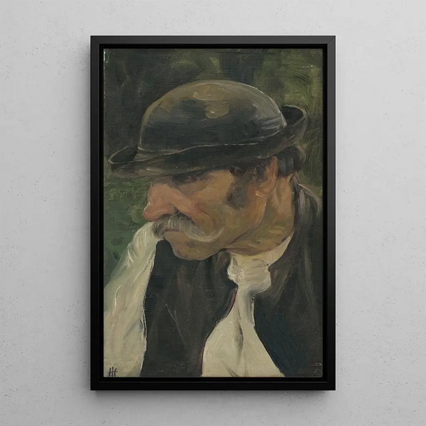 Old - Jozef Hanula — framed artwork on a wall