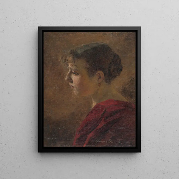 Podobizeň - Jozef Hanula — framed artwork on a wall
