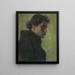L'image d'un moine - Jozef Hanula — framed artwork on a wall