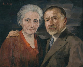 L'artiste avec sa femme - Jozef Hanula — artwork view