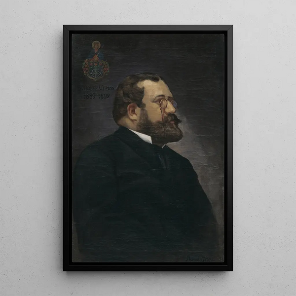 Viliam Scholtz - Jozef Hanula — framed artwork on a wall