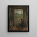 A scene from Laren - Jozef Israëls — framed artwork on a wall