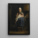 A peasant sewing - Jozef Israëls — framed artwork on a wall
