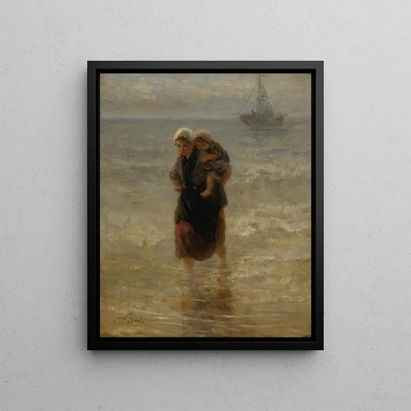 Ocean scene - Jozef Israëls — framed artwork on a wall