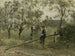 Boy in a countryside on a wooden fence - Jozef Israëls — artwork view