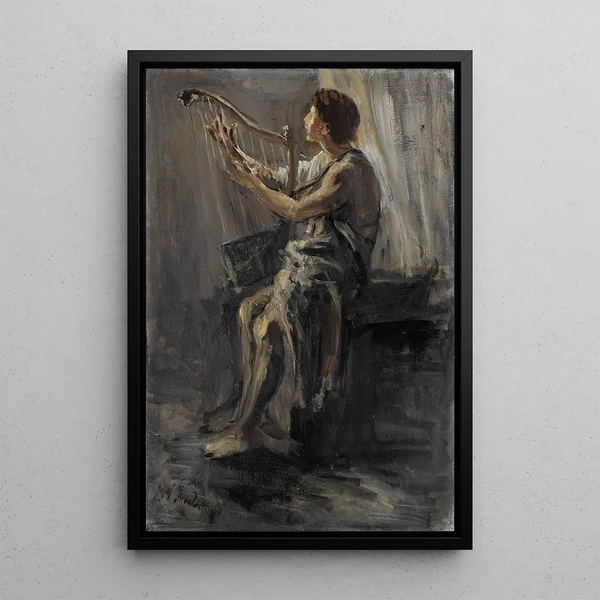David - Jozef Israëls — framed artwork on a wall