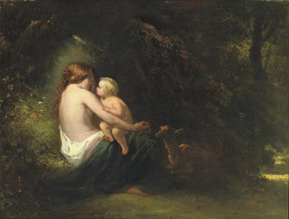 Genoveva, a legendary beauty in the forest - Jozef Israëls — artwork view