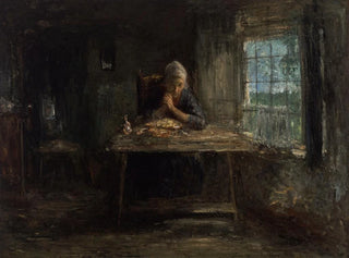 La Grâce avant les repas - Jozef Israëls — artwork view