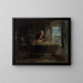 La Grâce avant les repas - Jozef Israëls — framed artwork on a wall